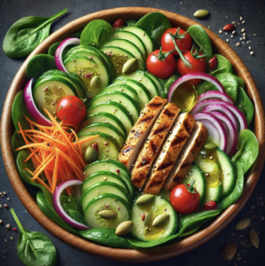 healthy chicken salad